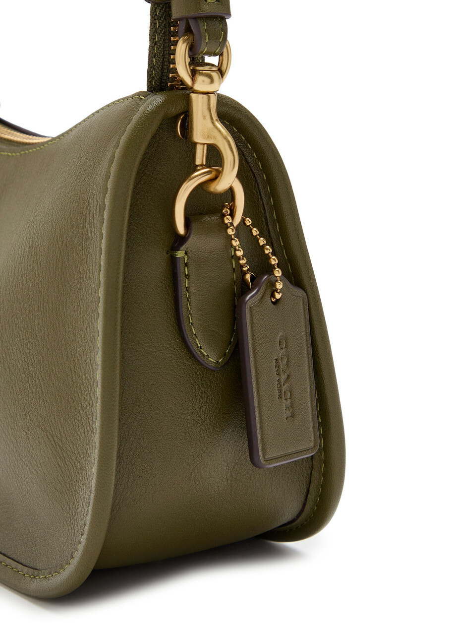 Coach Waverly Leather Shoulder bag - Olive - One Size