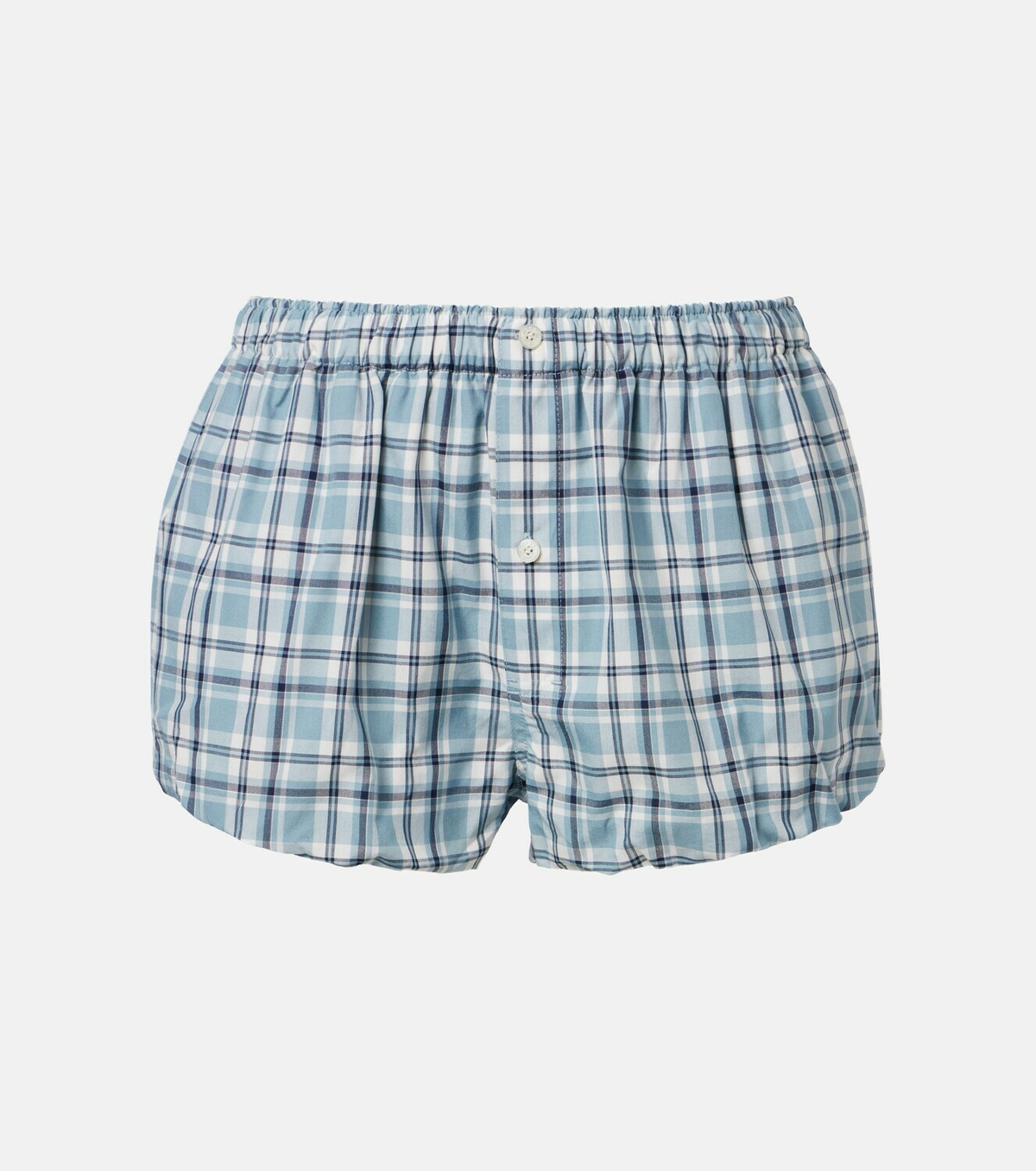Acne Studios Checked cotton shorts