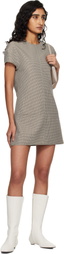 Courrèges Gray Heritage Houndstooth Minidress