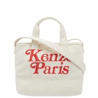 Kenzo Paris Women's Kenzo Small Logo Tote in Ecru 