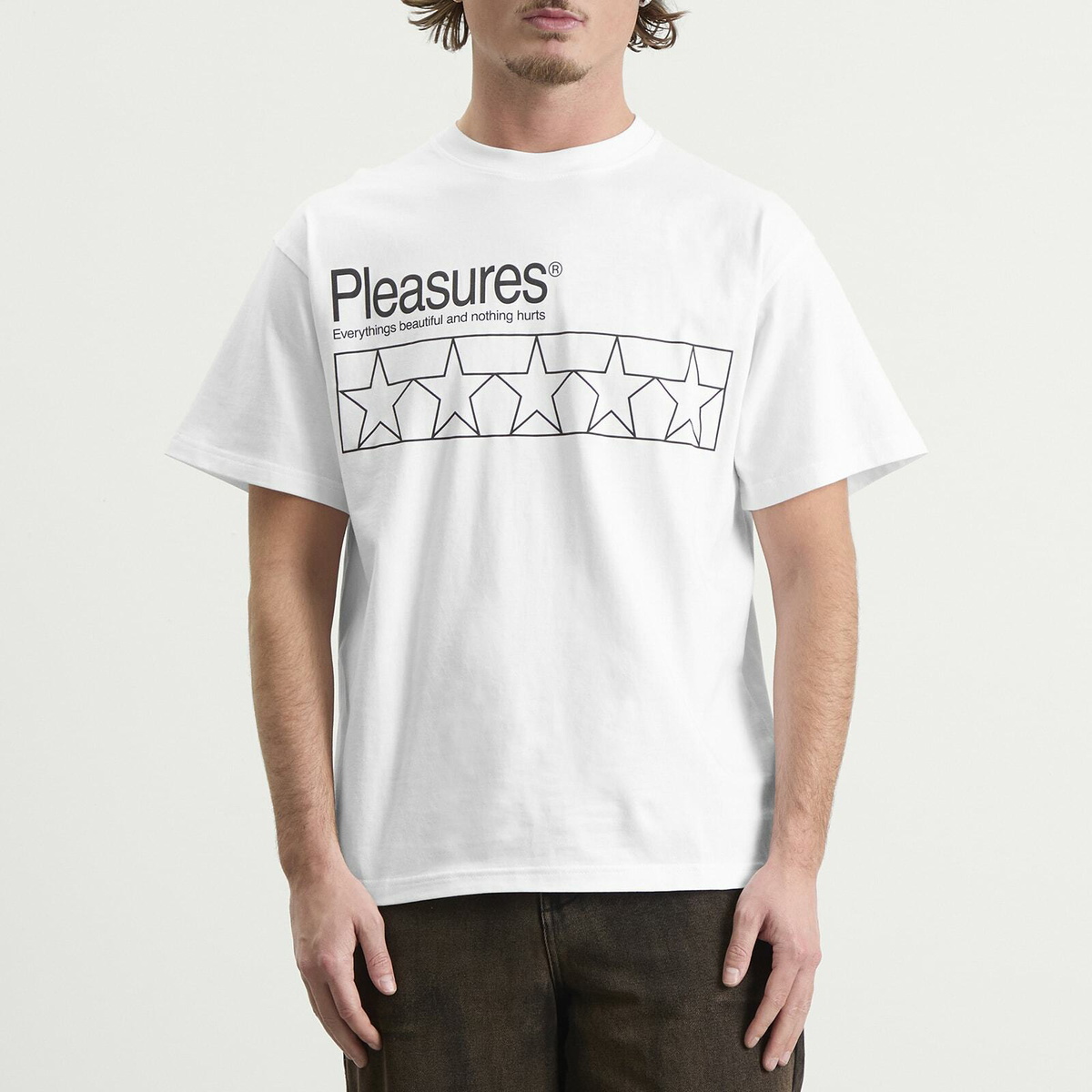 Pleasures Men's Supplements T-Shirt in White