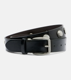 Nour Hammour Studded leather belt