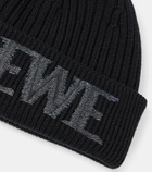 Loewe Logo wool beanie