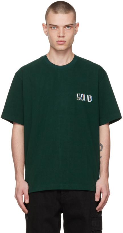 Photo: Solid Homme Green Melting T-Shirt