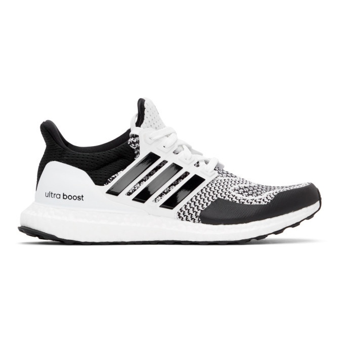 Photo: adidas Originals White and Black Ultraboost 1.0 DNA Sneakers