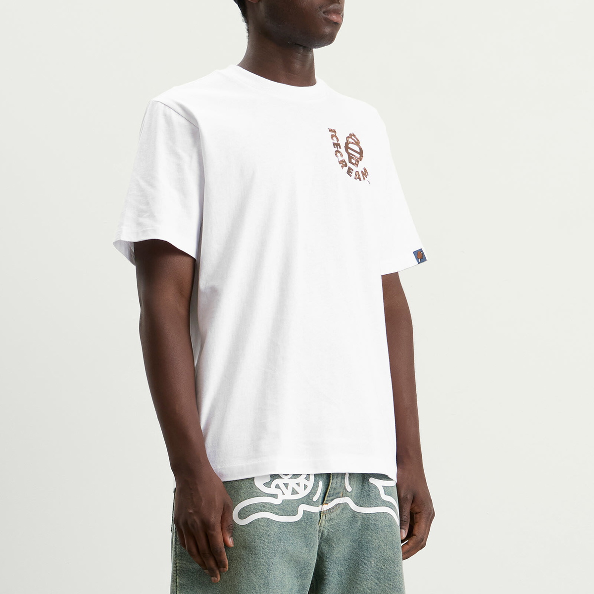 ICECREAM Men's Waffle Cone T-Shirt in White