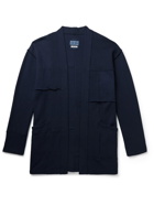 Blue Blue Japan - Panelled Cotton Cardigan - Blue
