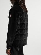 Moncler Grenoble - Gelt Quilted Cotton-Blend Corduroy Jacket - Black