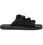 BOTTEGA VENETA - Intrecciato Canvas Slides - Black