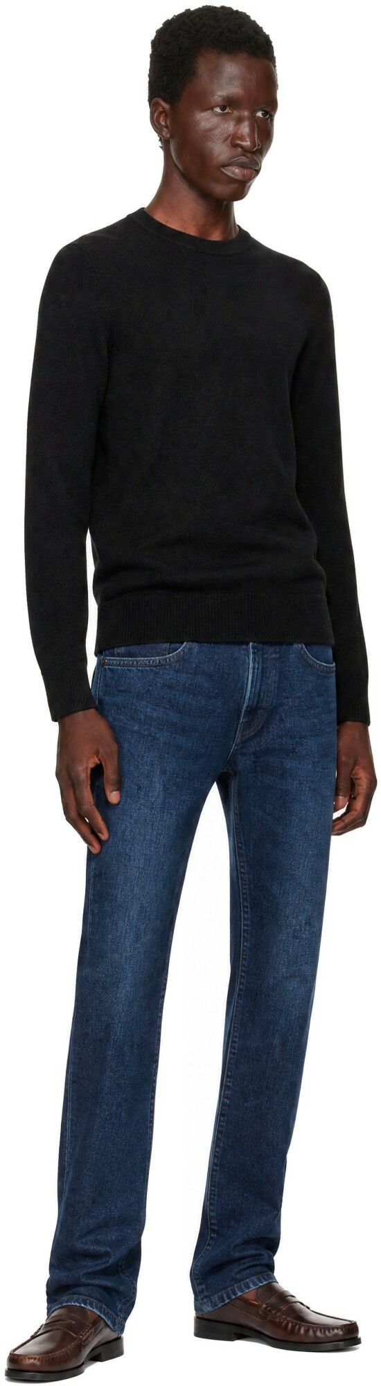 rag & bone Black Vernon Cashmere Sweater