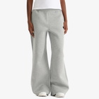 The North Face Women's Wide Leg Sweatpants in Metallic Silver Heather