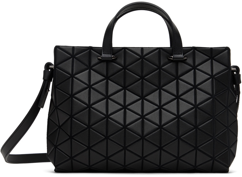 BAO BAO ISSEY MIYAKE Black Tonneau Matte Tote Bao Bao Issey Miyake