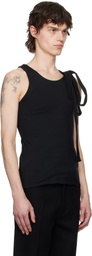AARON ESH Black Tied Tank Top