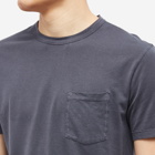 Officine Generale Men's Officine Générale Pigment Dyed Pocket T-Shirt in Dark Navy