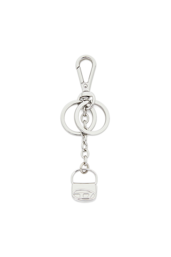 Photo: Diesel Metal keyring with 1DR bag charm - Charms and Keyrings Womens in Silver