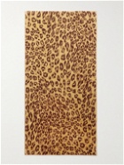 Acne Studios - Leopard-Jacquard Cotton-Terry Beach Towel