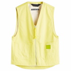 Acne Studios Men's Ohada Canvas Vest in Dusty Yellow