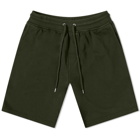 Colorful Standard Men's Classic Organic Sweat Short in Hunter Green