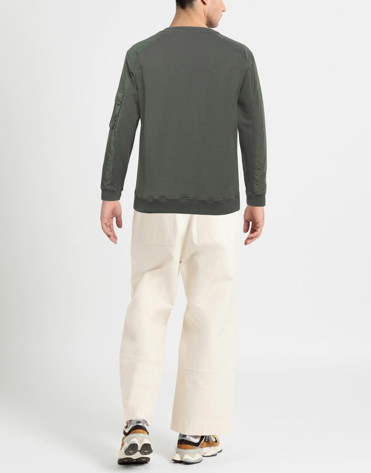 Dondup Mens Sweatshirt Military in Green