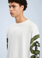 Palm Angels Snake Box Logo Long Sleeve T-Shirt