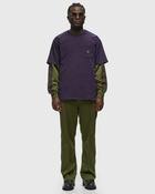 Needles S/S Crew Neck Tee Purple - Mens - Longsleeves