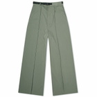 Snow Peak Women's FR Stretch Wide Leg Trousers in Foliage