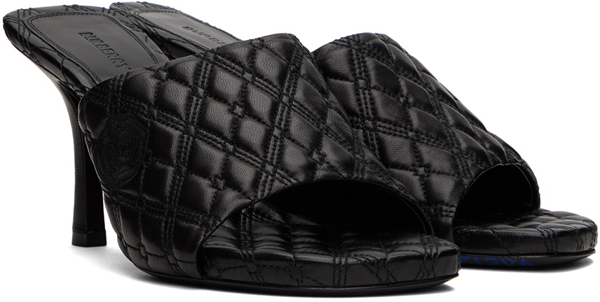 mule sandal 50 black quilted lambskin main image 1
