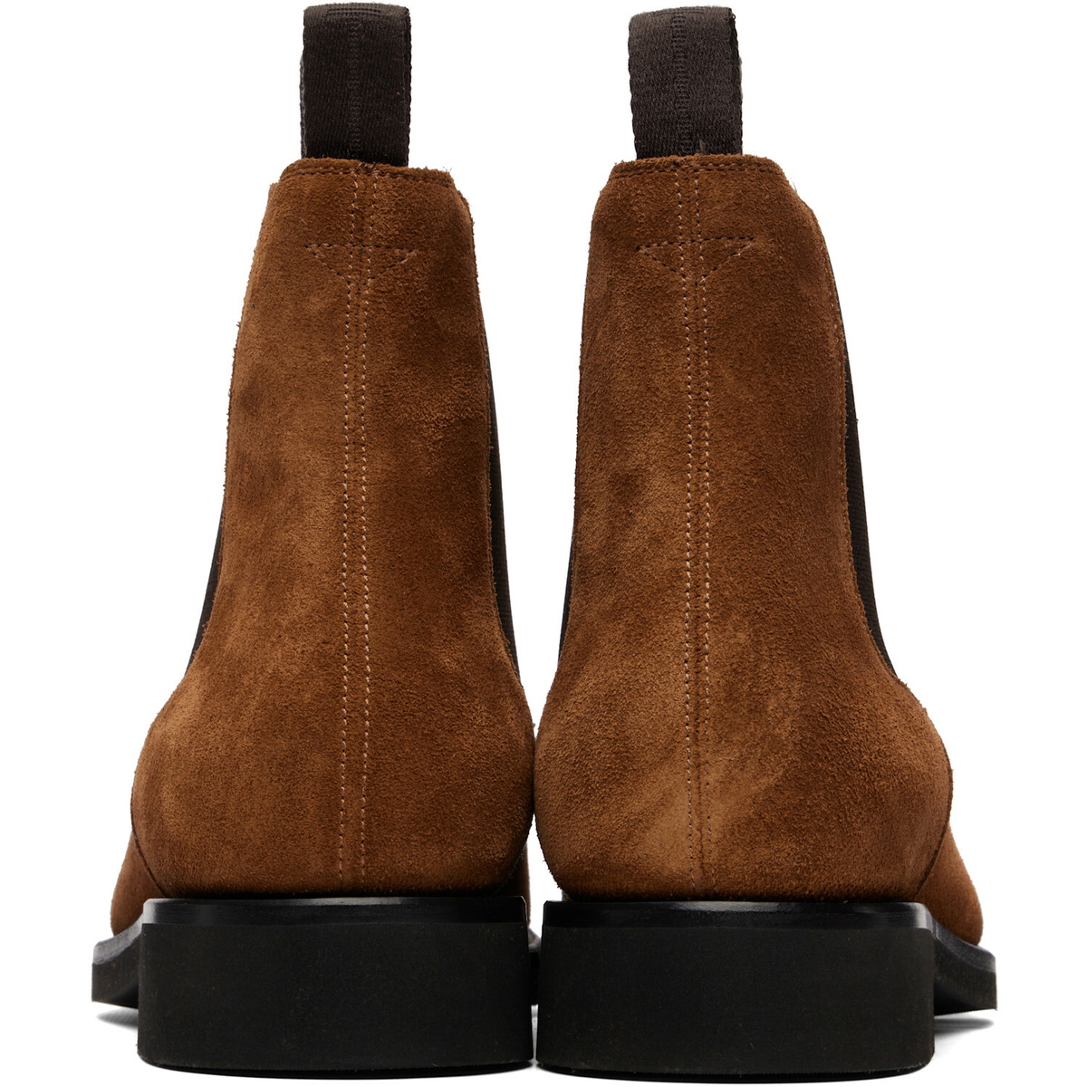 TOM FORD Brown Suede Owen Chelsea Boots