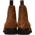 TOM FORD Brown Suede Owen Chelsea Boots