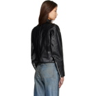 OUR LEGACY Black Yokai Leather Jacket