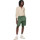 Dries Van Noten Green Viscose Shorts