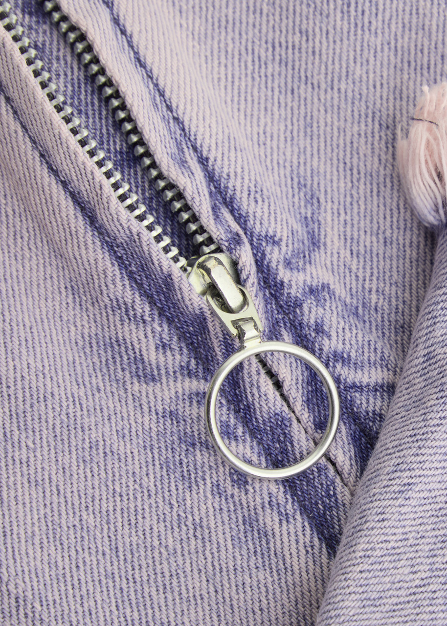 Marques' Almeida Panelled Denim Tank top Lilac