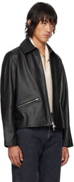 Sunflower Black Triumph Leather Jacket