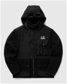 C.P. Company C.P. Duffel Mixed Goggle Jacket Black - Mens - Fleece Jackets