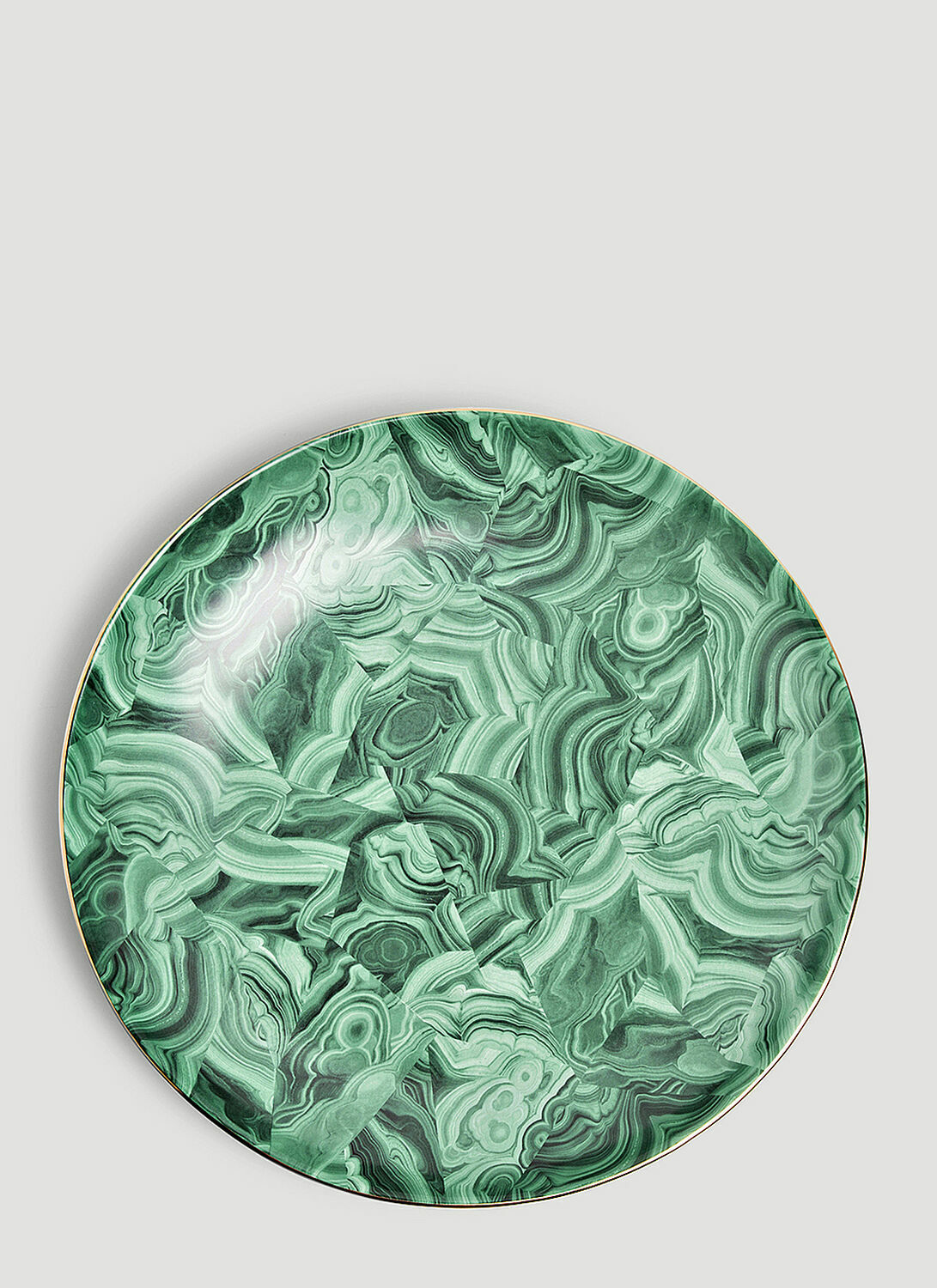 L'Objet Malachite Round Platter