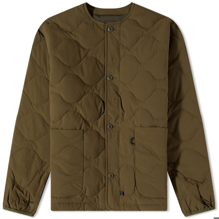 Photo: DAIWA Men's Tech Quilt Down Liner Jacket in Olive