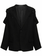 YOHJI YAMAMOTO - K-single Button Linen Jacket