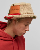 Jw Anderson Bucket Hat Beige - Mens - Hats
