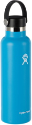 Hydro Flask Blue Standard Mouth Bottle, 21 oz