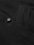 The Row - Tavish Cotton and Virgin Wool-Blend Coat - Black