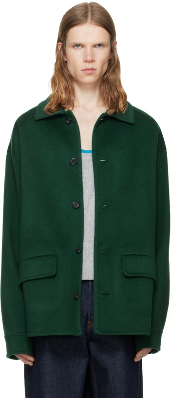 Photo: Marni Green Wool-Cashmere Jacket