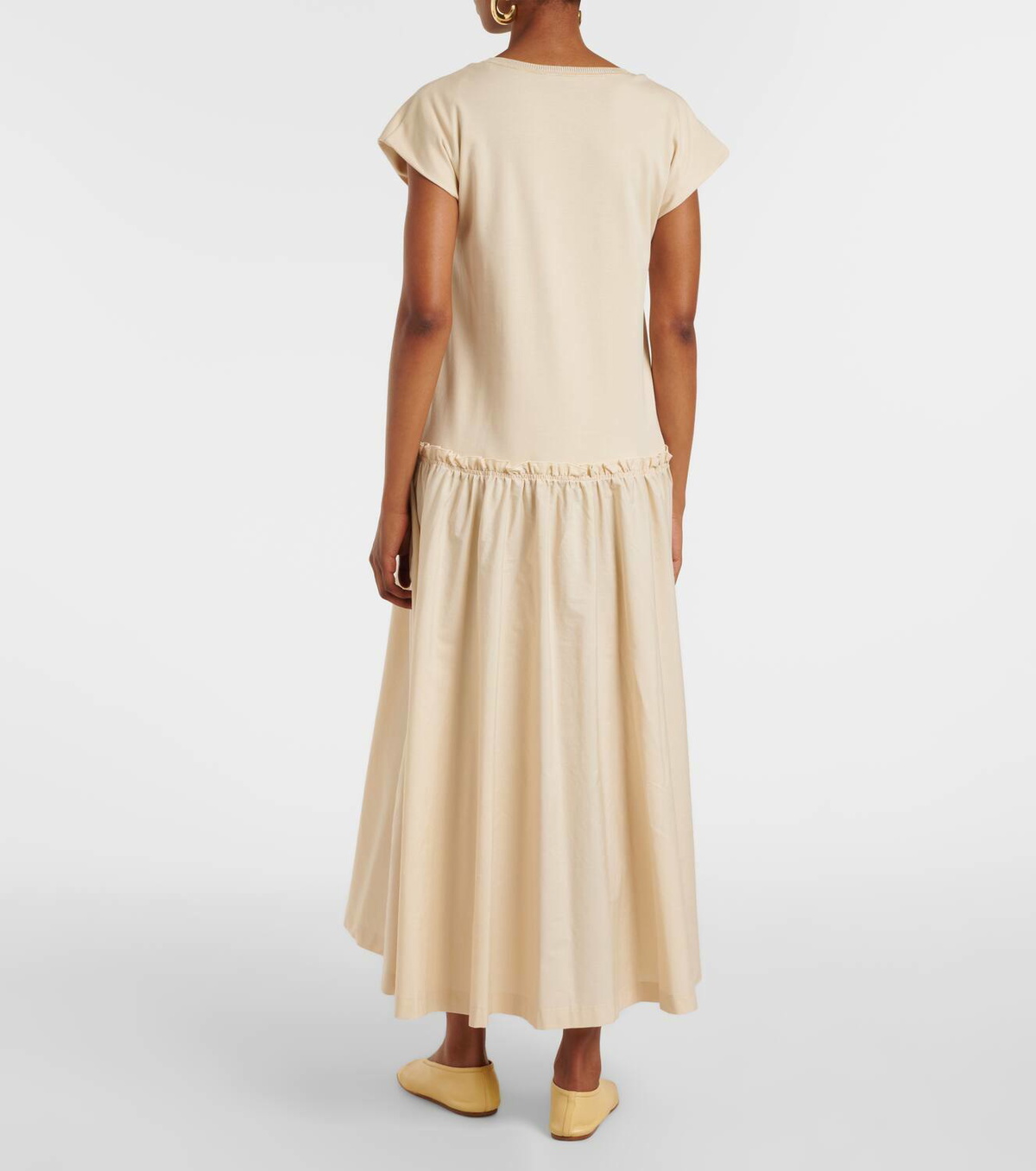 Joseph Cotton poplin jersey maxi dress Joseph Joseph Cotton poplin jersey maxi dress Joseph
