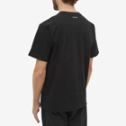 Sacai Men's Side Zip T-Shirt in Black