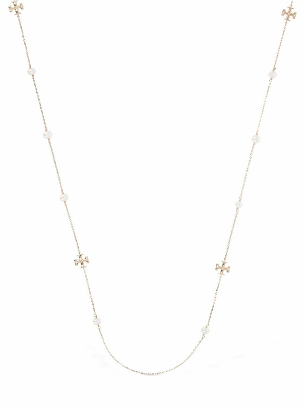 Photo: TORY BURCH Kira Pearl Delicate Long Necklace