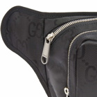 Gucci Men's Nylon Logo Waist Bag in Black