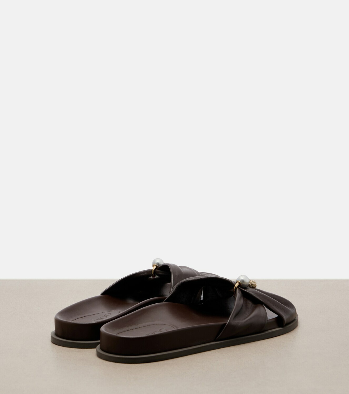 Jimmy Choo Rafi embellished leather sandals