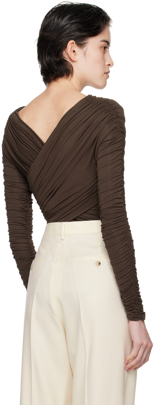 TOVE Brown Joni Bodysuit