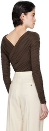 TOVE Brown Joni Bodysuit