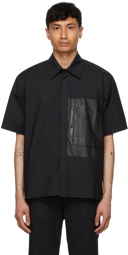 Cornerstone Black Pocket Detail Short Sleeve Shirt