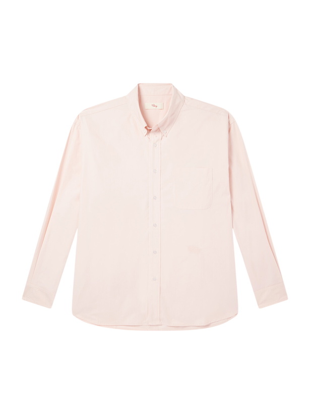 Photo: Cherry Los Angeles - Button-Down Cotton-Poplin Shirt - Pink